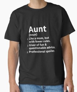 Frontier Goods Aunt For Women Funny Definition Niece Nephews Siblings Classic T-Shirt - Gifts for friends