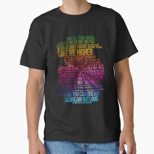 Frontier Goods achtung baby quotes cloud Classic T-Shirt - Gifts for friends