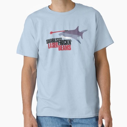 Frontier Goods Sharks with frickn laser beams Classic T-Shirt - Gifts for friends