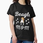 Frontier Goods Beagle Mom - Vector Beagle coloured Classic T-Shirt - Gifts for friends