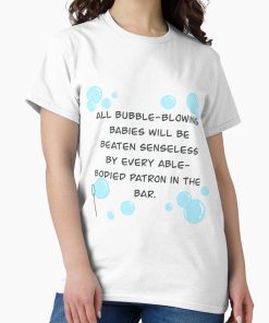 Frontier Goods Bubble Blowing Babies- Spongebob Movie Classic T-Shirt - Gifts for friends