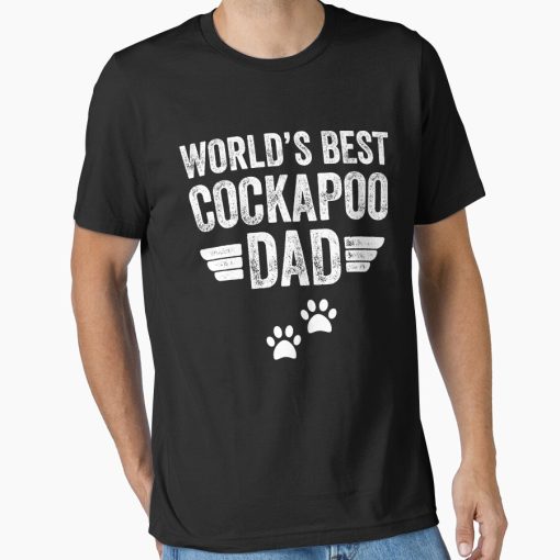 Frontier Goods World's best cockapoo dad Essential T-Shirt - Gifts for friends