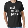 Frontier Goods Best Cat Dad Ever – Cat Lover Essential T-Shirt – Gifts for friends
