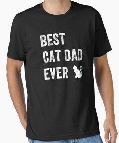 Frontier Goods Best Cat Dad Ever - Cat Lover Essential T-Shirt - Gifts for friends