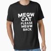 Frontier Goods Eurovision Croatia 2024 Baby Lasagna – Meow Cat Essential T-Shirt – Gifts for friends