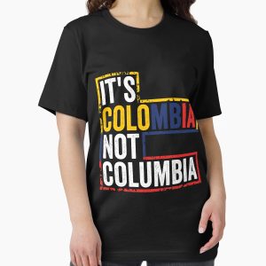 Frontier Goods It’s colombia not columbia Essential T-Shirt – Gifts for friends