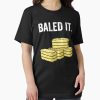 Frontier Goods Funny Farmer Pun “Baled It” Hay Farming Joke Essential T-Shirt – Gifts for friends